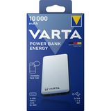 Varta Power Bank Energy 10000, Powerbank weiß, 10.000 mAh