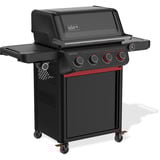 Weber Gasgrill Spirit EPX-435R Stealth  schwarz/rot, 13,78 kW, mit Sear Zone und Seitenbrenner, Modell 2026