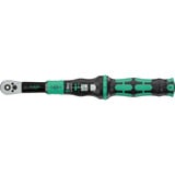 Wera Drehmomentschlüssel mit Durchsteckvierkant Click-Torque Lock A 6 R/L schwarz/grün, Abtrieb 1/4" Bit-Aufnahme, 2,5 bis 25Nm