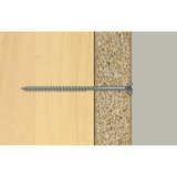 fischer Spanplattenschraube ClassicFast II 4,0x70 Senkkopf TX 200 Stück, mit Teilgewinde, verzinkt