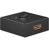 goobay Manuelle HDMI-Umschaltbox 2 auf 1 (4K @ 30Hz), HDMI Switch schwarz