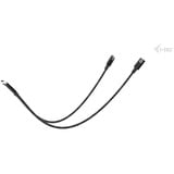 i-tec USB-C Kabel Splitter Audio/Daten, Adapter schwarz, Power Delivery 100W