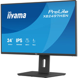 iiyama ProLite XB2497HSN-B1, LED-Monitor 60.5 cm (23.8 Zoll), schwarz (matt), FullHD, IPS, HDMI, DP, USB-C, USB-Hub, Daisy Chain, 100Hz Panel