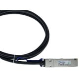 BlueOptics BlueLAN Direct Attach Kabel kompatibel zu Alcatel-Lucent QSFP-100G-C1M QSFP28 schwarz, 1 Meter