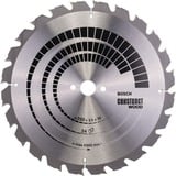 Bosch PRO Construct Wood Kreissägeblatt, Ø 350mm, 24Z Bohrung 30mm, für Tischkreissägen