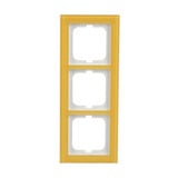 Busch-Jaeger Abdeckrahmen 3-fach, Abdeckung gelb, Retail