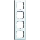 Busch-Jaeger Rahmen vierfach für Kanalabdeckungen weiß, Retail