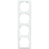 Busch-Jaeger Rahmen vierfach für Kanalabdeckungen weiß, Retail