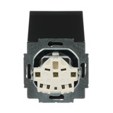 Busch-Jaeger Schutzkontaktsteckdose Einsatz schwarz, Retail