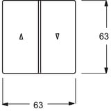 Busch-Jaeger Wippe für Jalousieschalter und Taster Retail