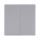 Busch-Jaeger Wippe zweiteilige Ausführung aluminium, Retail