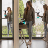 Cecotec Conga Rockstar 3700 Glass, Fenstersauger grau/schwarz