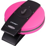 Cloer Waffeleisen 1627-11 pink/schwarz, 930 Watt