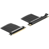 DeLOCK Riser Karte PCI E 4.0 x16>x16 Slot 90° mit Kabel 30cm, Riser Card schwarz