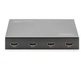 Digitus 4K HDMI Videowand-Prozessor, 2x2, HDMI Splitter schwarz, mit Fernbedienung