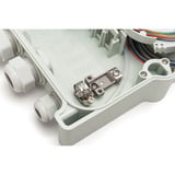 Digitus FTTH/FTTB-Anschlussgehäuse, bestückt, OS2, 12 Fasern, Spleißbox grau, LC/PC
