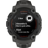 Garmin Instinct E, Smartwatch schwarz, 45 mm, Silikon-Armband