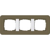 Gira Abdeckrahmen drei fach braun, Retail