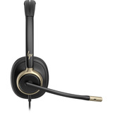 HP Poly Mission 815 Mono-USB-Headset (kabelgebunden) BULK schwarz, USB Type-C und Type-A, PU-Leder-Ohrpolster (Oberflächenmaterial)
