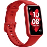 Huawei Band 7, Fitnesstracker rot, Silikonarmband in Flame Red