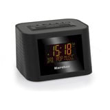 Karcher DAB 2420, Radiowecker schwarz, DAB+, UKW, Dual-Alarm