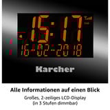 Karcher DAB 2420, Radiowecker schwarz, DAB+, UKW, Dual-Alarm