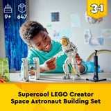 LEGO 31152 Creator 3-in-1 Astronaut im Weltraum, Konstruktionsspielzeug 