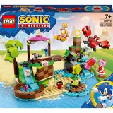 LEGO 76992 Sonic the Hedgehog Amys Tierrettungsinsel, Konstruktionsspielzeug 