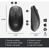 Logitech M190, Maus schwarz/anthrazit