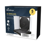 MediaRange CD/DVD Jewelcase Retail-Pack Double 5St, Schutzhülle Retail