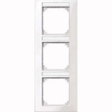 Merten M Plan Rahmen 3 fach beschriftbar senkrecht Retail