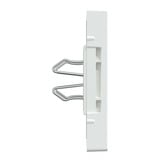 Merten Zentralplatte für Signalgeber aus Thermoplast glänzend weiß, Retail