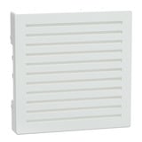 Merten Zentralplatte für Signalgeber aus Thermoplast glänzend weiß, Retail