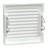 Merten Zentralplatte für Signalgeber aus Thermoplast glänzend weiß, Retail