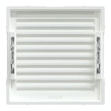 Merten Zentralplatte für Signalgeber aus Thermoplast glänzend weiß, Retail