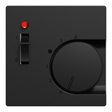 Merten Zentralplatte für Thermostateinsätze mit Schraubbefestigung matt schwarz, Retail