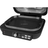 Nutri Ninja Foodi MAX PRO Grill & Heißluftfritteuse AG651EU, Elektrogrill schwarz/grau, 2.460 Watt