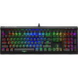 Sharkoon SKILLER SGK60, Gaming-Tastatur schwarz, US-Layout, Kailh Box Red