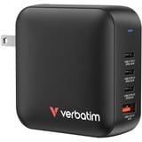 Verbatim Mini-GaN Ladegerät 165W 4 Anschluss schwarz