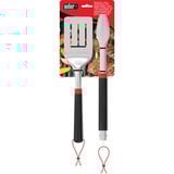 Weber Grillbesteck, 2-teilig edelstahl/schwarz, Wender und Grillzange