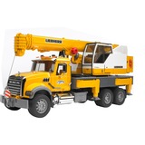 bruder 02818 MACK Granite Liebherr Kran-LKW, Modellfahrzeug gelb/grau