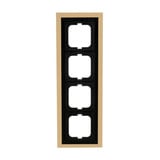 Busch-Jaeger Rahmen vierfach gold, Retail