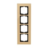 Busch-Jaeger Rahmen vierfach gold, Retail