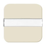 Busch-Jaeger Wippe einteilig Lichtleiter mit Beschriftung weiß, Retail