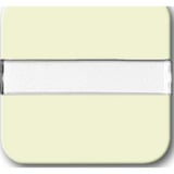 Busch-Jaeger Wippe einteilig Lichtleiter mit Beschriftung weiß, Retail