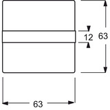 Busch-Jaeger Wippe sav/ews 1764 NLI-82 weiß, Retail