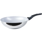 Cerafit Steel Wok Pfanne Ø 28cm edelstahl/grau, mit abnehmbarem Griff