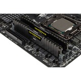 Corsair DIMM 16 GB DDR4-3600 (2x 8 GB) Dual-Kit, für AMD Optimiert , Arbeitsspeicher schwarz, CMK16GX4M2Z3600C18, Vengeance LPX, INTEL XMP