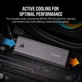 Corsair MP700 PRO SE mit Luftkühler 2 TB, SSD PCIe 5.0 x4 NVMe 2.0, M.2 2280 