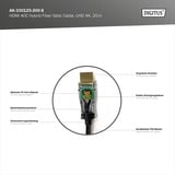 Digitus HDMI AOC Hybrid Glasfaserkabel, UHD 4K schwarz, 20 Meter